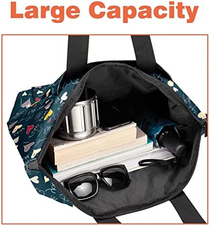 Прекрасен Акварел Оранжева Чанта-Тоут джоб с Въздушно Топка за Хелоуин за Жени, Пътна Работна Чанта с Изолирана чанта за Обяд
