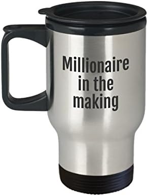 Чаша За Пътуване Millionaire - Термоизолированная Кафеена Чаша За Бъдещето На Милионер От Неръждаема Стомана