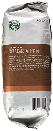 Кафе от цели зърна Старбъкс House Blend, 40 грама