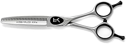 Много остри ножици за филировки кобалт Kobaruto - PFX 6 инчов 440c 30 зъбите с коефициент на рязане 35-40%