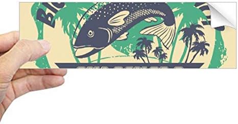 Направи си САМ Мыслящая Риба Кокосов Орех Тропически Правоъгълник Стикер Върху Бронята на Стикер На Прозореца Лаптоп