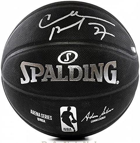 Копие на Баскетболни панини Чарлз БАРКЛИ с Автограф Black Spalding Баскетбол ПАНИНИ - Баскетболни Топки С Автограф