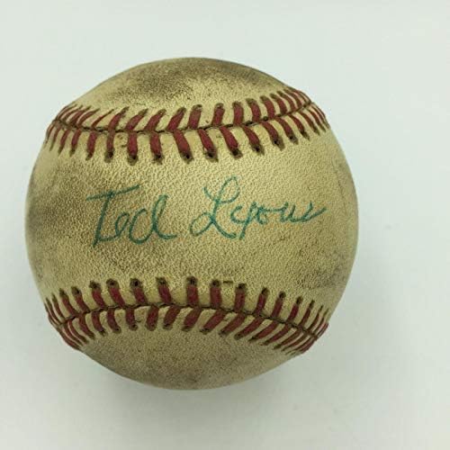 Сингъл Тед Лайонса, Подписан на Официална американската лига бейзбол 1970-те с помощта на JSA COA - Бейзболни топки с автографи