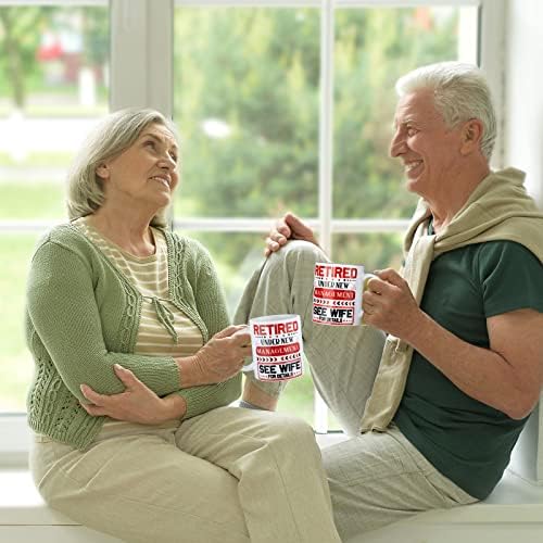 Подаръчен комплект за пенсиониране включва Забавна утайка от чаша, да излиза в пенсия Под ръководството См. Жена за получаване на подробна информация Кафеена чаша,