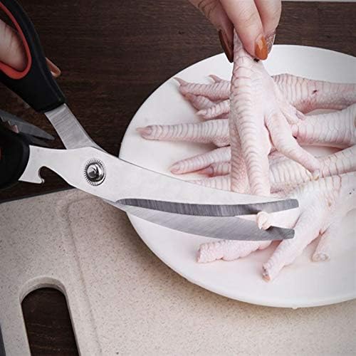 Кухненски Ножици LIANAIcfj Многофункционални Кухненски Ножици От Неръждаема Стомана, Корейски Ножици За Барбекю, Хранителни Ножици За барбекю