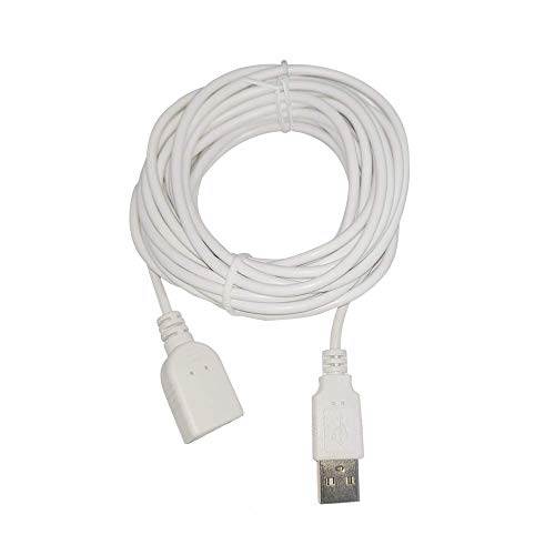 удлинительный кабел blurams | Преходен кабел от мъжете за една жена | USB 2.0 | е Съвместим с камера за сигурност 9,8 фута (3 метра)