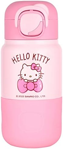 Ежедневните Изкушения Hello Kitty Изолирано Бутилка за Вода От Неръждаема Стомана Розово 400 мл