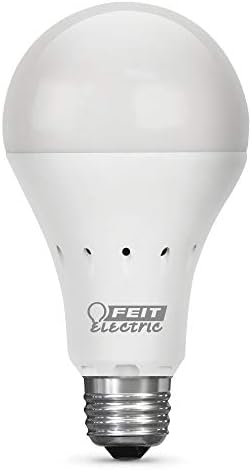 Feit Electric IntelliBulb – Led лампа за резервно захранване от батерия, мека Бяла 40 W, еквивалентна А21 (в a800/827/BAT/LATINOVA)