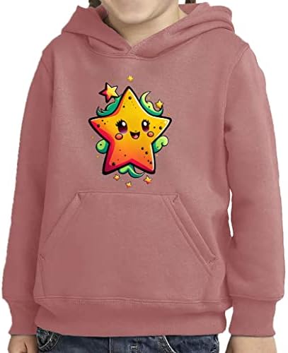 Hoody с качулка за деца Kawaii Star - Руното Hoody с качулка Туинкъл Star Sponge - Hoody с принтом за деца