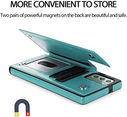 Дизайн NKECXKJ за Samsung Galaxy Note 20 5G Чанта-портфейл за Телефон с Предпазно Фолио от Закалено Стъкло, Слот за кредитни карти, Кожена Поставка, Магнитна Задната част на флип-надолу Защитно покритие на Седалките