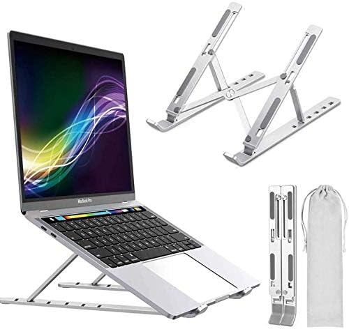 Поставяне и монтиране на BoxWave, съвместима с Acer Chromebook Spin 311 (R722T) (поставяне и монтиране на BoxWave) - Компактна мобилна поставка за лаптоп с бързото превключване, с множество ъгли на видимост - Сребрист