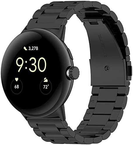 Метална каишка Moorovgi, Съвместим с Google Pixel Watch, Каишка от неръждаема стомана за Google Pixel Watch