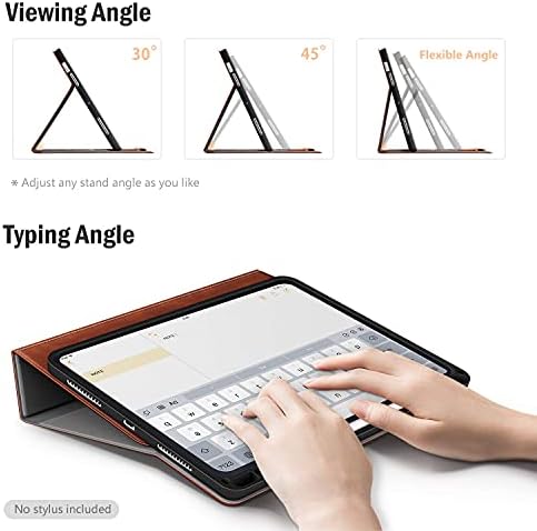 Antbox е Съвместим с калъф за iPad Air 5-то поколение 2022 / Калъф за iPad Air 4-то поколение 10,9 2020 от веганской на кожата с Притежател на Молив, Ъгъл на набор на текст, функция автоматичен режим на сън /събуждане,