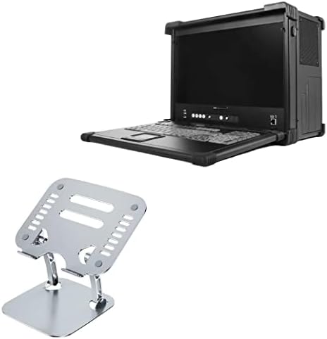 Поставяне и монтиране на BoxWave за мултимедийни станции a-X1P (17,3 инча) (Поставяне и монтиране на BoxWave) - Представител поставка за лаптоп VersaView, Ергономична Регулируема Метална поставка за лаптоп - Сребрист