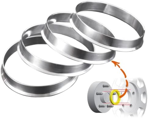 Центрические пръстени на главината Laicarvor от алуминиева сплав 74,1 - 56,6 OD = 74,1 mm ID = 56,6 мм Броя (4)