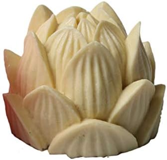 DIY3D Lotus Силиконова Ароматна Свещ Мухъл За Производство на Сапун Глина Ръчно изработени Торта Шоколад Украса Форма За Печене Инструмент
