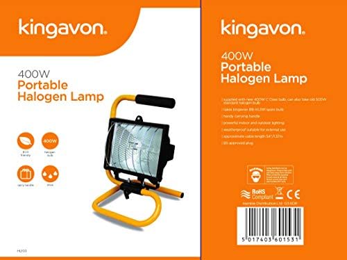 Преносима халогенна лампа Kingavon BB-HL103 C клас 400 W