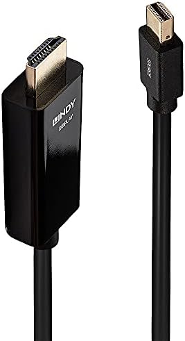 LINDY 36928 Кабел-адаптер 3m Passive Mini DisplayPort за HDMI 4K - Черен