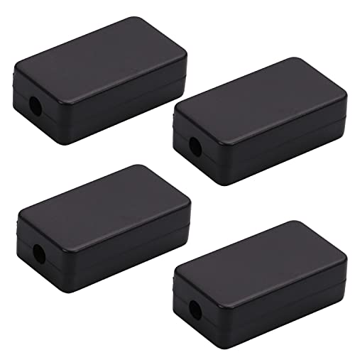 Изберете 1,89x1,02x0,61 см Разпределителните Кутия от ABS-Пластмаса Прахоустойчив Универсален Електрически Дизайн на Корпуса Черно 4 бр.