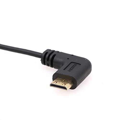 ZBLZGP Ляв Завой Mini HDMI към HDMI 8K 2,1 Висока Скорост за Blackmagic Джобни Филм Монитор ТЕЛЕВИЗИЯ PS5 ATOMOS Ninja V Портключи