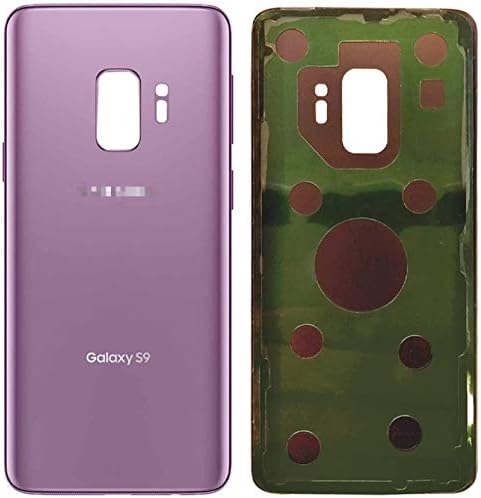 Съвместима с CELL4LESS Задната със Стъклен капак заден капак на отделението за батерията с предварително зададена инструмент за премахване на лепило - Обектив на камерата на Samsung Galaxy S9 OEM - Всички модели G960