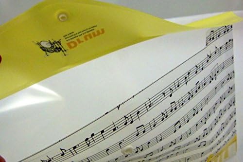 Хартиен плик за документи с музикален дизайн (барабан)