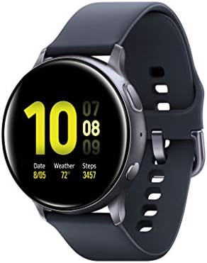 Смарт часовници SAMSUNG Galaxy Watch Active 2 (40 мм, GPS, Bluetooth) с разширен мониторинг на здравословното състояние, проследяване на фитнес и трайна батерия, цвят на морска вълна черен цвят (версия за САЩ)