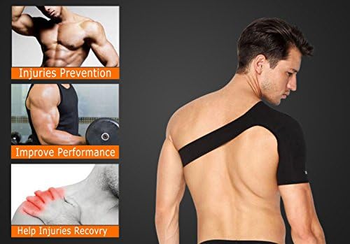 Раменната превръзка DEBAIJIA Регулируема Вращающая маншет за стабилизиране на рамото, облекчаване на болката, предотвратяване на наранявания и възстановяване - Компрессионный еластична превръзка с обертыванием, за мъже
