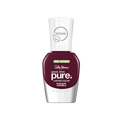 Лак за нокти Sally Hansen Good Kind Pure Вегетариански, Beet It, 0,33 течни унции, опаковката може да се различават