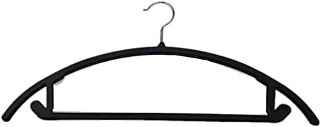 Пластмасова Закачалка за дрехи с дъга 45 градуса, на Сухо и мокро, устойчива на плъзгане, Бесследная, За сушене и за окачване на дрехи, Специално за Шкафа, 10 x, Черно-10 x