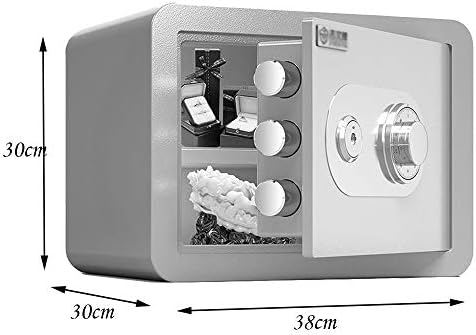 ZCF Сейфове за Сигурност Сейф за сигурност, Механично заключване Кутия-кутия с прикрепен към стената, Невидима противоугонный Сейф с Ключ Домашен офис Бижута Пари в