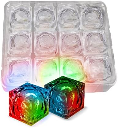 Светеща Панда Многоцветен 8-Функционална Замораживаемая led светлини За нови кубчета лед, които се продават отделно - 1 кубче
