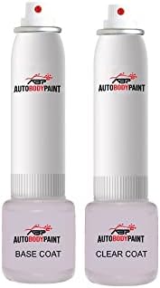 Комплект аэрозольной боя на СЖП Touch Up Basecoat Plus Clearcoat, Съвместим с Графитово-сив перлата на лак Mitsubishi Lancer (CMA10039)