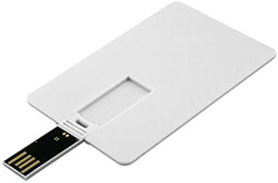 100 Опаковки бизнес кредитни карти Бял / черен цвят 2.0 - USB флаш памети (2.0 / 64gb, бяло)