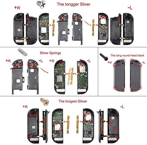 Екстремни Корпус ръчно контролер Joycon цвят Зелен Хамелеон Лилаво с пълен Набор от бутони, калъф за подмяна на корпуса на собствените си ръце за Nintendo Switch & Switch OLED Модели Joy-Con - Конзола в комплекта не