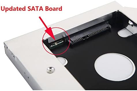 12,7 мм, SATA 2nd HDD SSD Оптично Отделение Калъф Caddy Адаптер Рамка Тава за Toshiba Satellite L355 L355D L455 L455D