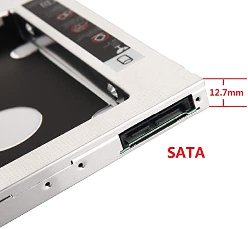 12,7 мм, SATA 2-ри Твърд Диск HDD SSD Оптично Отделение Калъф Caddy Рамка Тава за Toshiba L700 L750 L750D L755 L755D