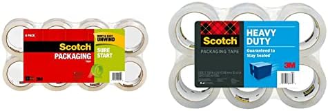 Опаковъчна лента Scotch Sure Start Доставка 1,88 x 54,6 ярд и сверхпрочная Опаковане лента, 1,88 x 54,6 ярд, е предназначена за опаковка, доставка, както и изпращане на Трайно запечатване на всички видове кутии, 3 ядро