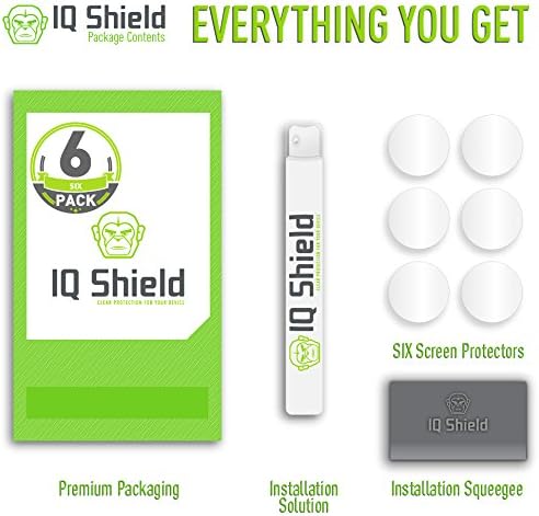 Защитно фолио IQ Shield, която е съвместима с Garmin Forerunner 645 (6 опаковки) (пълно покритие), антипузырьковая прозрачен филм
