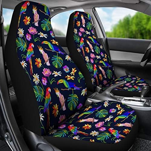 Калъфи За автомобилни Седалки с Прекрасен Цветен Принтом под формата на Папагал