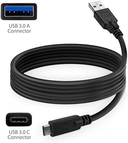 Кабел BoxWave, който е съвместим с таблетен за изготвяне на XP-Pen MD160U (15,6 инча) - DirectSync - Кабел за зареждане и синхронизация с USB 3.0 A USB Type 3.1 на C, C USB за таблет за рисуване XP-Pen MD160U (15,6