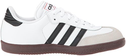 футболни обувки adidas Boy ' s Classic Samba за момчета, Бяло/Черно-бял, за деца 8,5 см