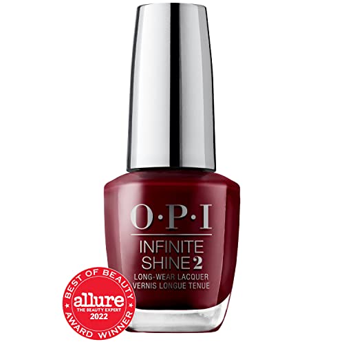 Лак за нокти OPI Infinite Shine 2 продължително действие Оттенък на Синьо, червено, Устойчив червен лак за нокти, 0,5 течни унции