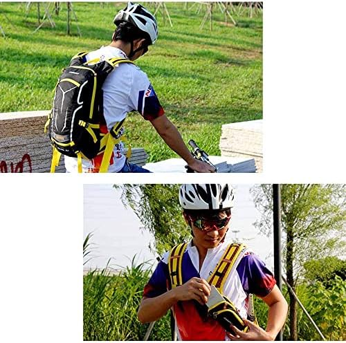 Велосипеден раница Lixada, 18-литров велосипеден раница, водоустойчив, дишащ, с дождевиком, за пътуване на открито, туризъм, скално катерене