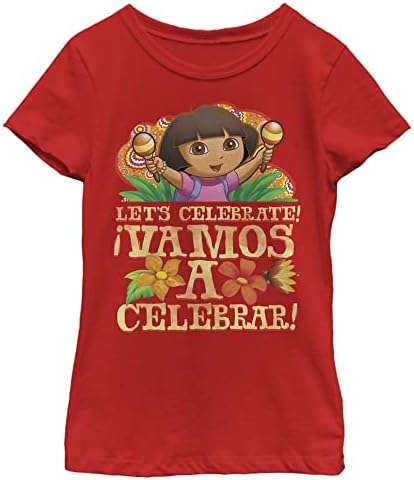 Тениска с къс ръкав за момичета Nickelodeon Dora The Explorer Cinco De Mayo