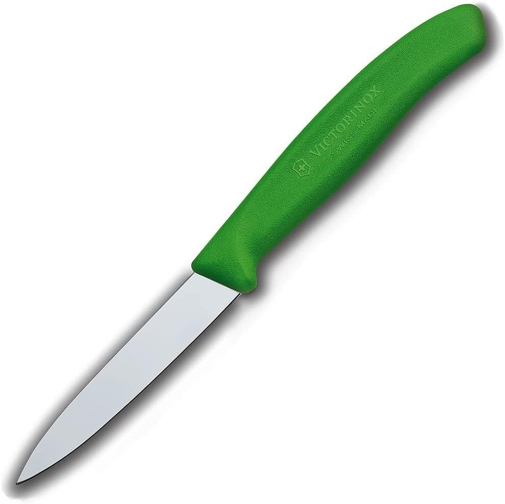 Нож за нарязване на зеленчуци Victorinox 3 1/4 Със Зелена дръжка