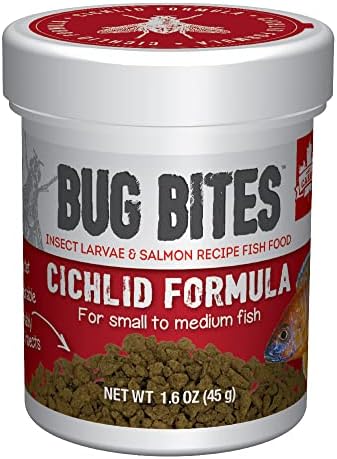 Храна за цихлиди Fluval Bug Bites, Пелети за дребни и средни риби, 1,59 унция, A6580