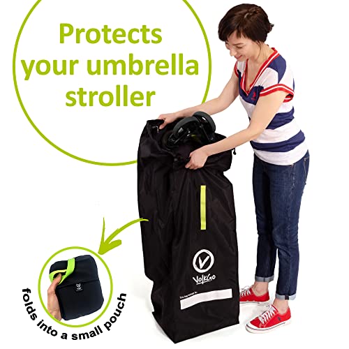 Чанта VolkGo Gate Check за колички с един чадър, здрава и лека, водоустойчива, за безопасна количка, удобен за носене, включва еластичен калъф