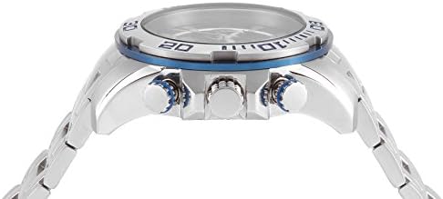 Мъжки Кварцов Сребърни часовник Invicta 22319 Pro Diver с Аналогов дисплей