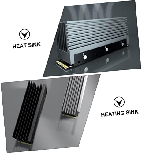 Охладител за PC Mobestech Охлаждащо ребро охладители за PC на Радиатора на вашия компютър Алуминиева мивка - M - Heat M за M-Key Cooler Аксесоар - Аксесоар за мивки SSD-диск за ключодържател или радиатор B-Heating B-Key